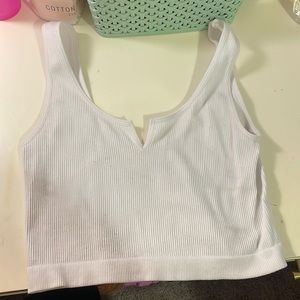 Cute white tank top